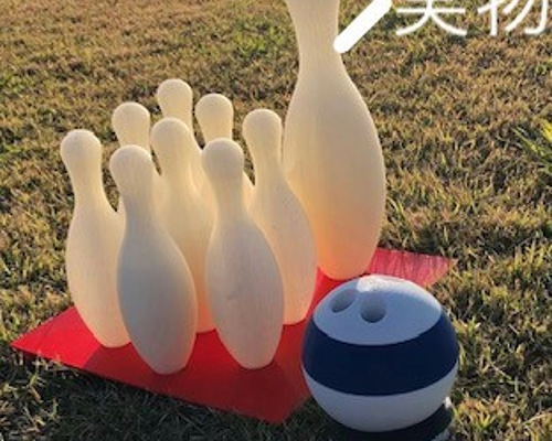 昭和34年 レトロな木製ボウリングゲーム （昭和玩具・なつかしい