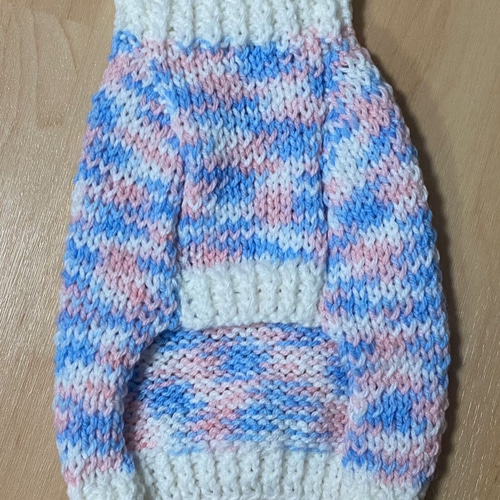 全6カラー] 手編みセーター/グラデーションカラー（小型犬・猫用