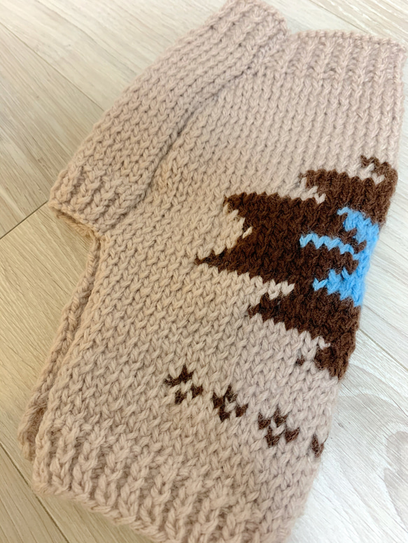 【オーダー可】ネイティブ・オルテガ/小型犬・猫用/セーター【手編み】 3枚目の画像