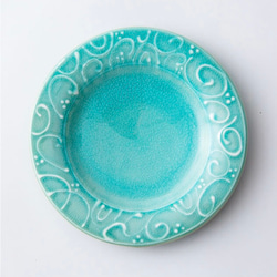 リゾット皿(青) 1枚目の画像