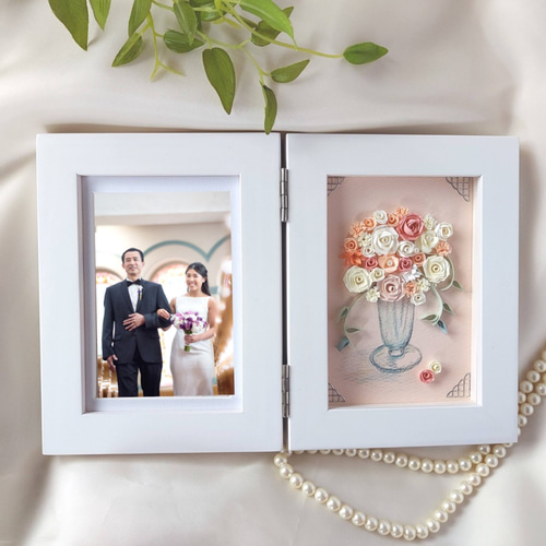 フォトフレーム 写真立て 子育て感謝状 母の日 結婚のプレゼント 両親贈呈用 子育て感謝状 両親贈呈用 フォトフレーム 写真立て おしゃれ