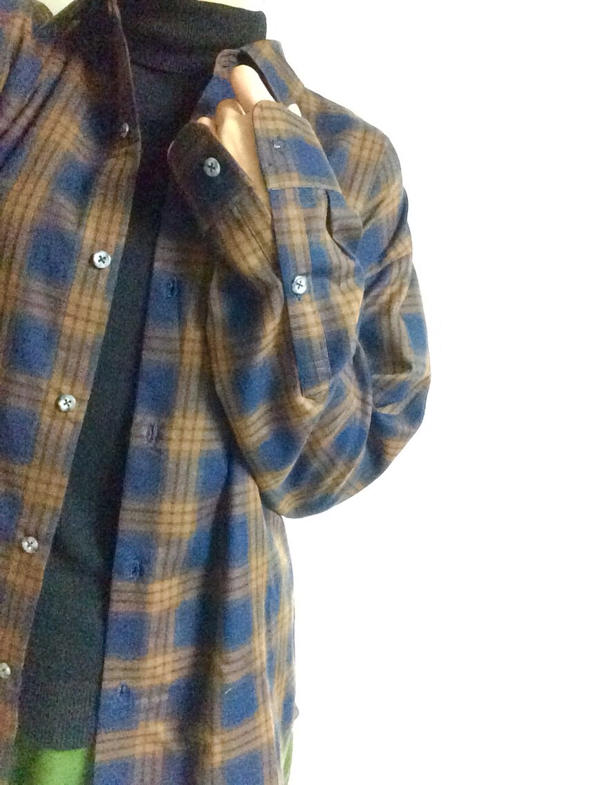 naptime チェックシャツ　ブラウン naptime チェックシャツ ナップタイム 西島隆弘 Nissy AAA