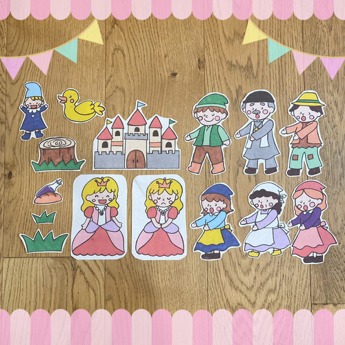 金のがちょう パネルシアター ハンドメイド お話 台本つき 3〜5歳児