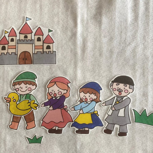 金のがちょう パネルシアター ハンドメイド お話 台本つき 3〜5歳児