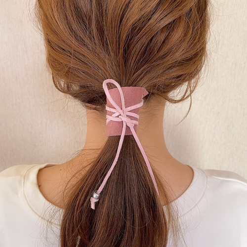 dimmoire レザーヘアピン ♡革紐レザーヘアアクセサリー♡ その他ヘアアクセサリー L.W.P.