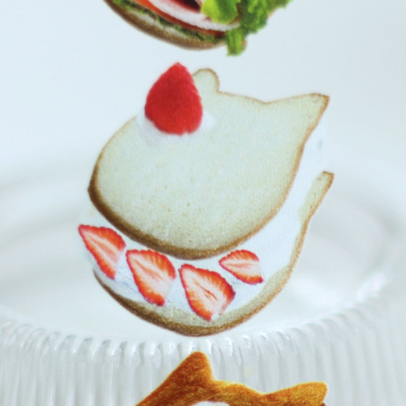 名入可【全機種対応】妖精のサンドイッチ　Cat breadスマホケース 4枚目の画像