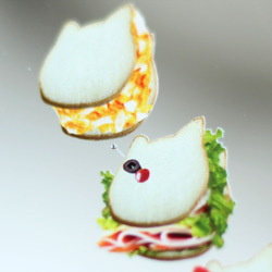 名入可【全機種対応】妖精のサンドイッチ　Cat breadスマホケース 10枚目の画像