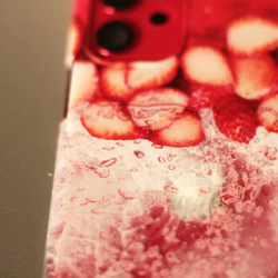 【全機種対応】妖精の苺のスイーツジャー　スマホケース 8枚目の画像