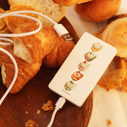 名入可 モバイルバッテリー妖精のサンドイッチCat bread 6枚目の画像