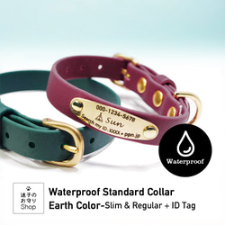 CDOｰSLBG20CDPR〈PR〉】犬の首輪〈サイズ「S」〉 牛革 人気 かわいい