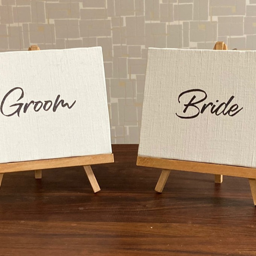 ウェディング受付飾り(Bride & Groom) ウェルカムボード かな 通販