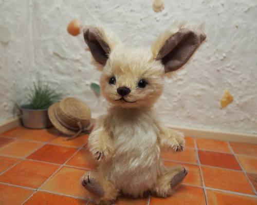 定形外送料無料】フェネックのおチビちゃん テディベア ぬいぐるみ