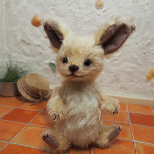 定形外送料無料】フェネックのおチビちゃん テディベア