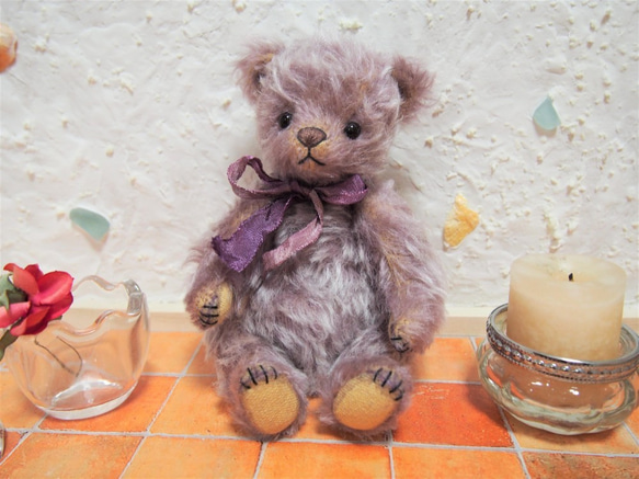 アーティストベア 国内作家 アンティーク風ぞうさん 国内作家