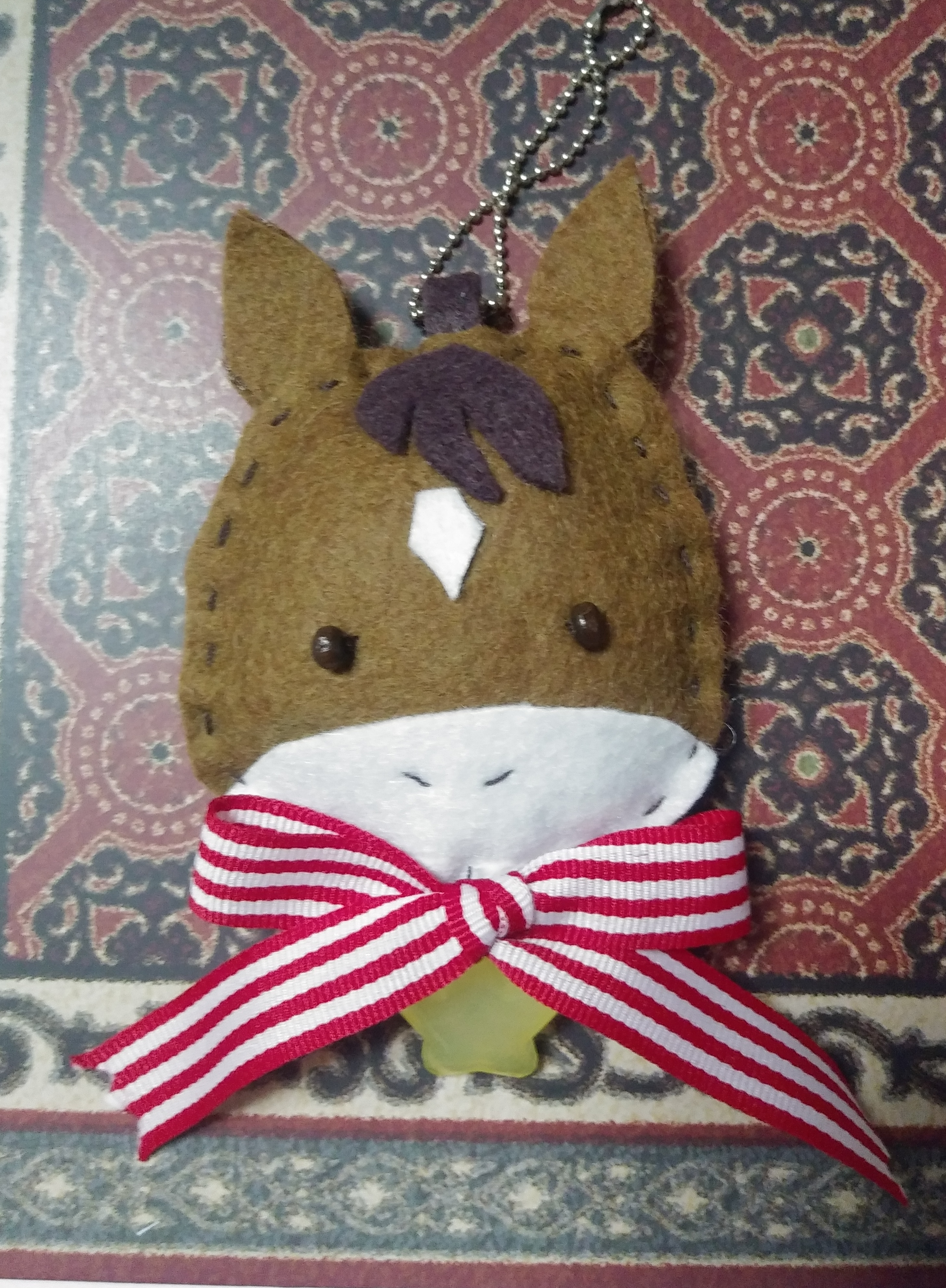 ロエベ　パピー　フェルト　キーホルダー　ストラップ