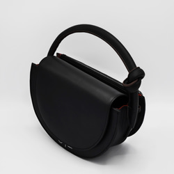 Eve Flap Bag in Black Nappa Leather 3枚目の画像
