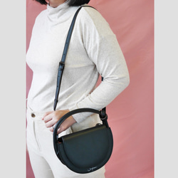 Eve Flap Bag in Black Nappa Leather 9枚目の画像