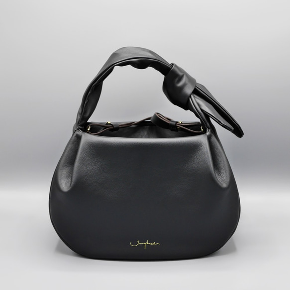 Garrett Handbag in Black Nappa Leather 4枚目の画像