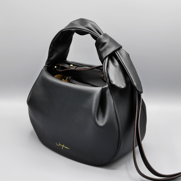 Garrett Handbag in Black Nappa Leather 5枚目の画像