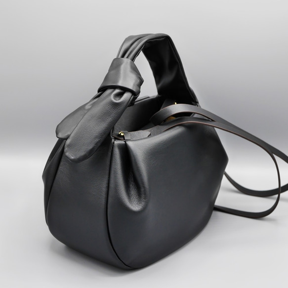 Garrett Handbag in Black Nappa Leather 8枚目の画像