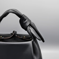Garrett Handbag in Black Nappa Leather 9枚目の画像
