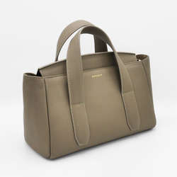 Monique J-Flap Handbag in Taupe Cowhide 3枚目の画像