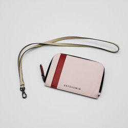 Flat Wallet in Sakura Pink Nappa Leather 4枚目の画像