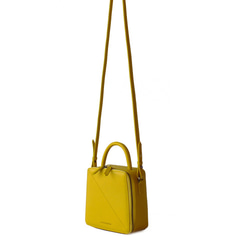 Butter Cross-body Bag in Mustard Yellow Nappa Leather 8枚目の画像