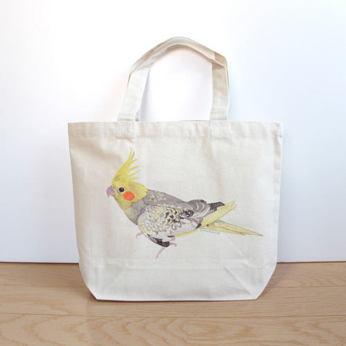 p-jet オカメインコ シルバーパールパイド の ミニバッグ / サブバッグ 