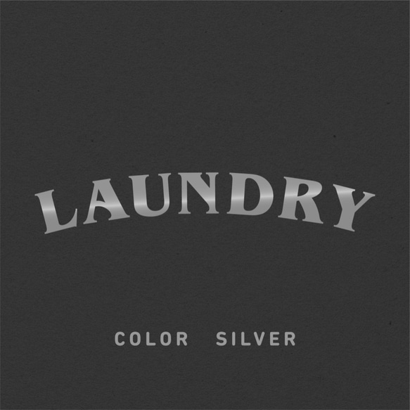 【賃貸でも】LAUNDRY ドア サインステッカー │ランドリー用 選べる4色展開 アーチ型 5枚目の画像