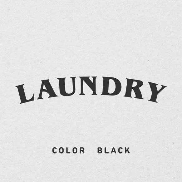 【賃貸でも】LAUNDRY ドア サインステッカー │ランドリー用 選べる4色展開 アーチ型 6枚目の画像