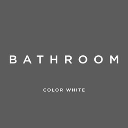 【賃貸でも】BATHROOM ドア サインステッカー │バスルーム用 ミニマルゴシック 4色展開 3枚目の画像