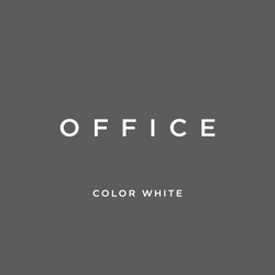 【賃貸でも】OFFICE ドア サインステッカー │仕事部屋用 ミニマルゴシック 4色展開 3枚目の画像