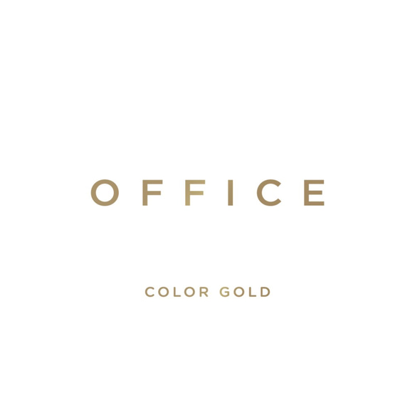 【賃貸でも】OFFICE ドア サインステッカー │仕事部屋用 ミニマルゴシック 4色展開 4枚目の画像