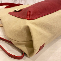 　2ヶ月で100本売れたリュｯクの再販依頼により定番化決定　容量アップして登場　3wayリュック 6枚目の画像