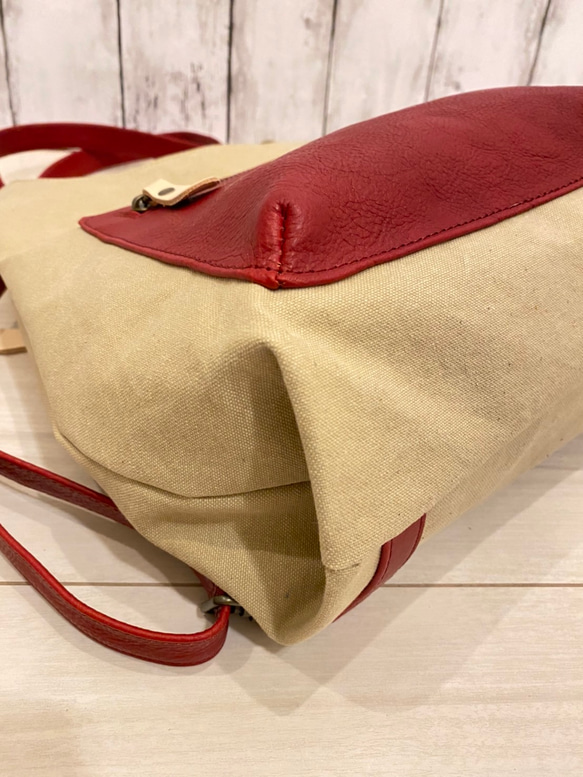 　2ヶ月で100本売れたリュｯクの再販依頼により定番化決定　容量アップして登場　3wayリュック 6枚目の画像