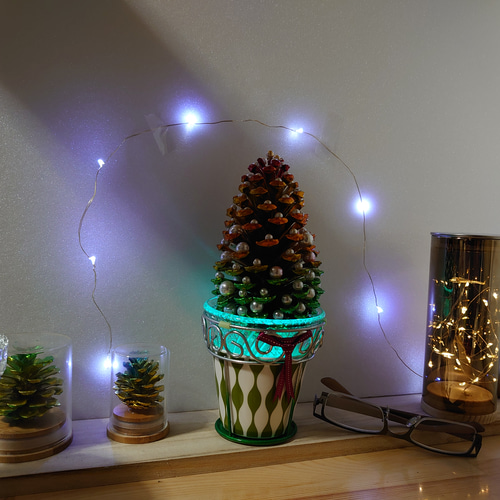 ★新品未使用 ★クリスマスツリー＆松ぼっくり　キャンドル Amazon.co.jp: キャンドル用クリスマスツリー型、クリスマス