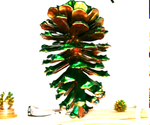 38 ハンドメイド 大王松 松ぼっくり カラー松ぼっくり フラワー