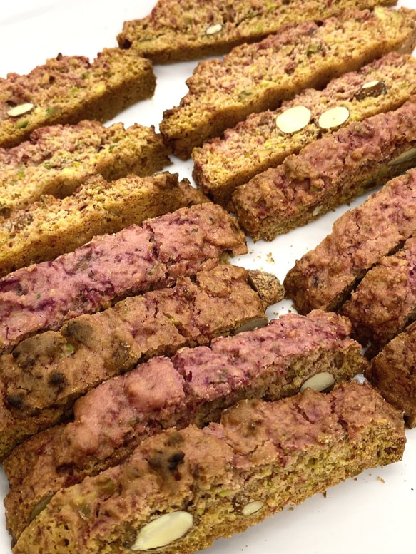 オーガニックスイーツ　ビーツビスコッティ　米粉使用グルテンフリー商品　一口サイズ 4枚目の画像