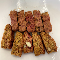 オーガニックスイーツ　ビーツビスコッティ　米粉使用グルテンフリー商品　一口サイズ 3枚目の画像