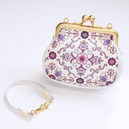 浅草文庫 がまぐち 牛革（文庫革） 小銭入れ キーケース ポーチなどに