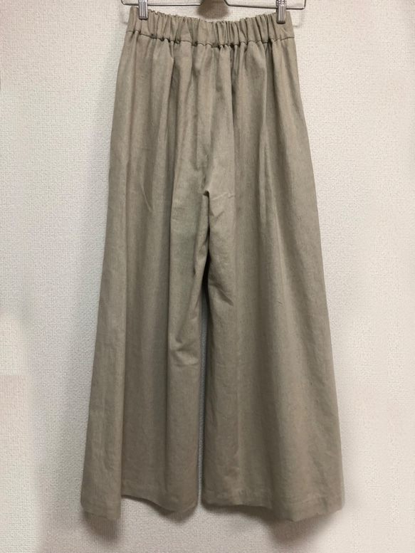 High Waist Tack Linen Pants　（ハイウエストタックリネンパンツ） 2枚目の画像