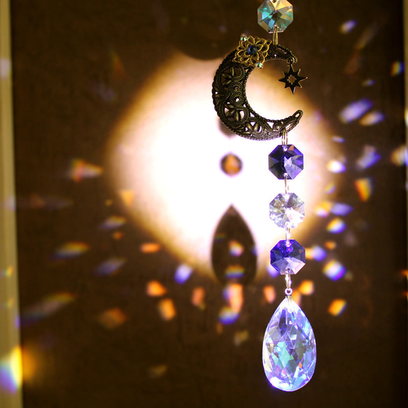月光の雫サンキャッチャー ☆ Swarovski Crystal使用　[数量限定] 4枚目の画像