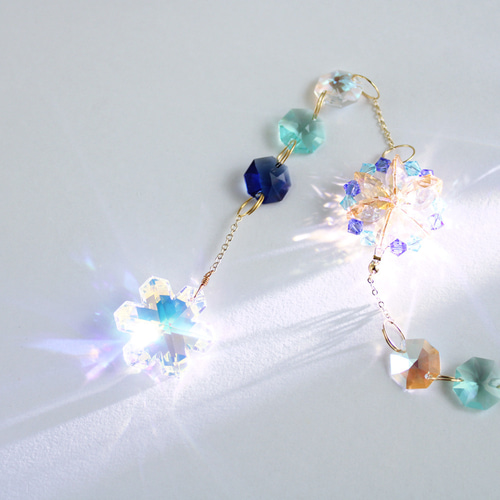 スワロフスキー♡Winter of blue・:*+.スタンドサンキャッチャー♡ スワロフスキー♡Winter of blue・:*+.スタンドサンキャッチャー♡