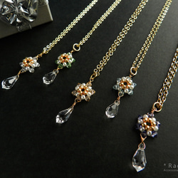 Swarovski Little flower necklace (order production） 第1張的照片