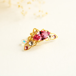 サンキャッチャー♡ハンドメイド品「3つのピンクのフラワー❁﻿.」 サンキャッチャー♡ハンドメイド品「3つのピンクのフラワー❁﻿.」