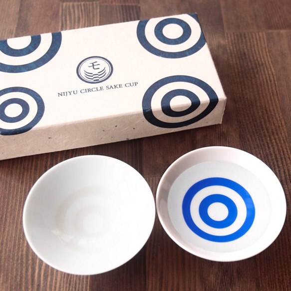 蛇の目 白平盃ペアセット おちょこ・ぐい呑み・徳利 株式会社丸モ高木