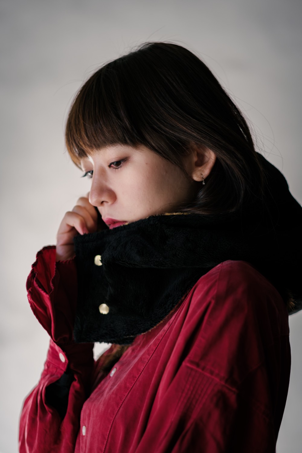 hoodie neck warmer ※LIGTH FORCE使用 amasazu