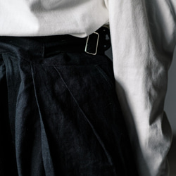 曖昧な半ズボン　fuzzy Gurkha pants　リネン（BIGGIE素材） 7枚目の画像