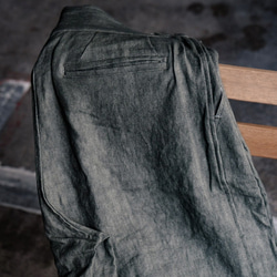 曖昧な半ズボン　fuzzy Gurkha pants　リネン（BIGGIE素材） 8枚目の画像